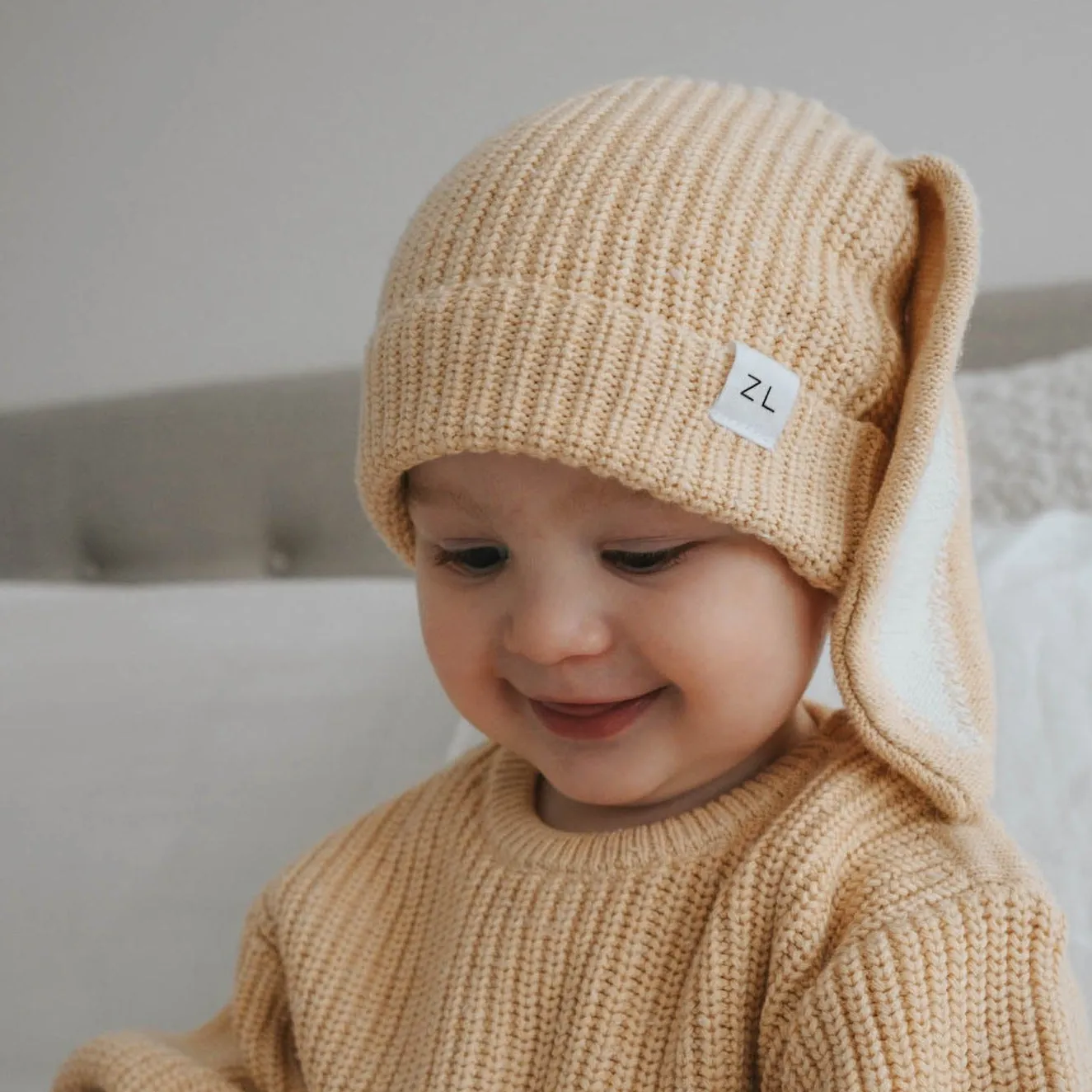 Beanie Easter | Sand Fleck