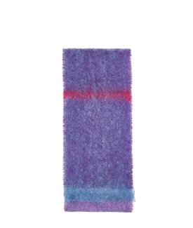 Boher Mohair Scarf - Aubergine