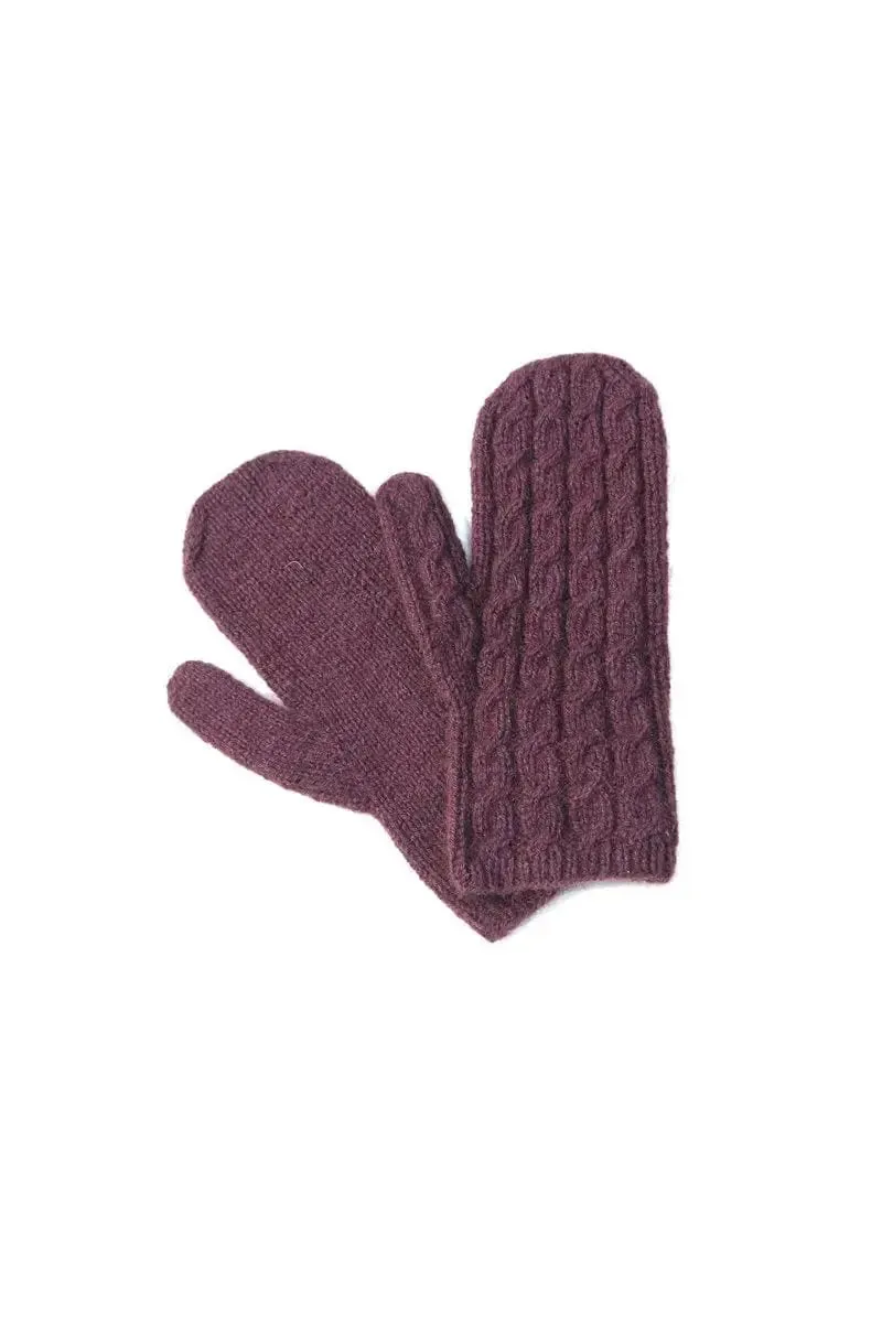 Cable Mittens Qiviuk