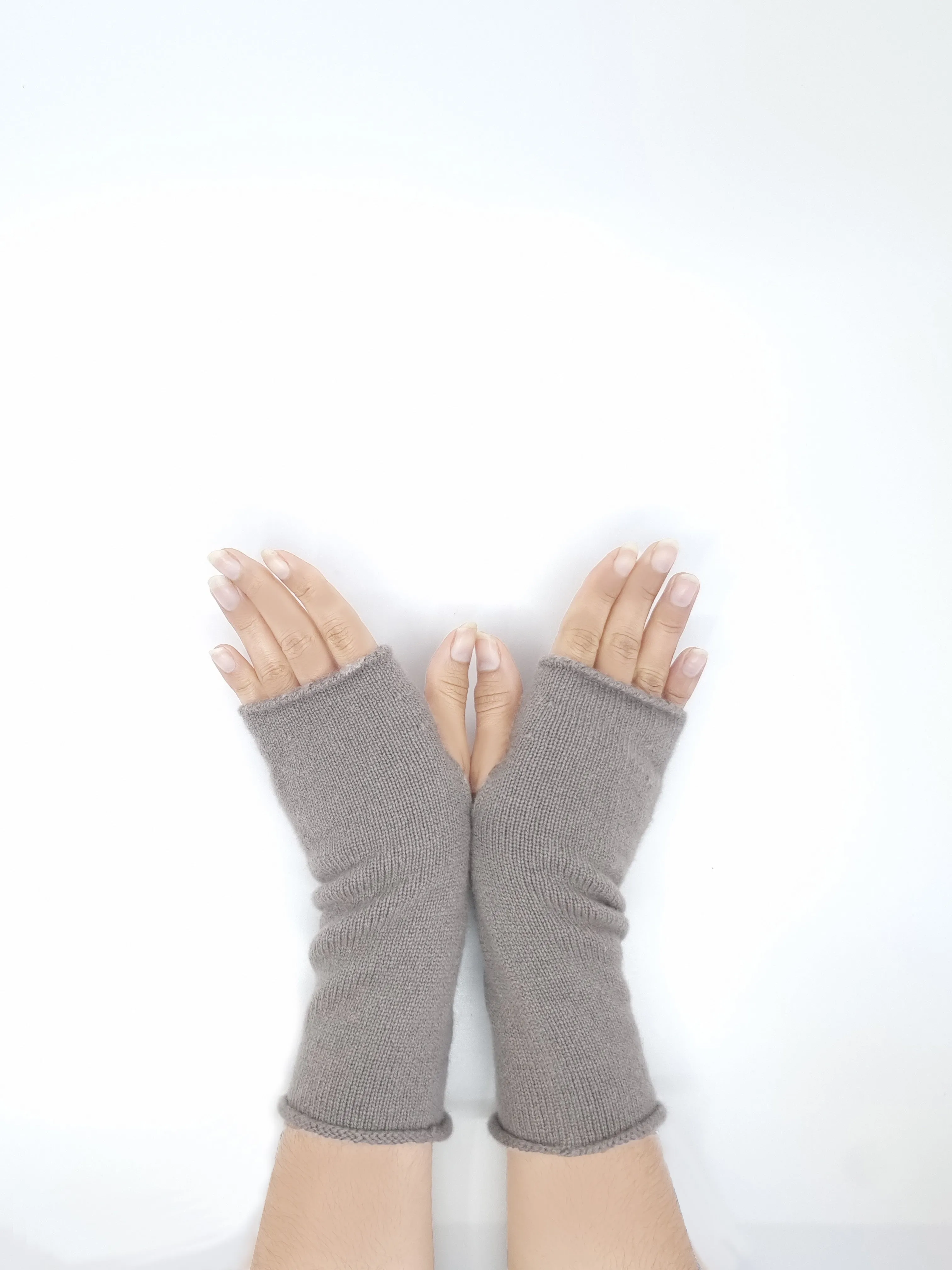 Cashmere Jersey Mittens