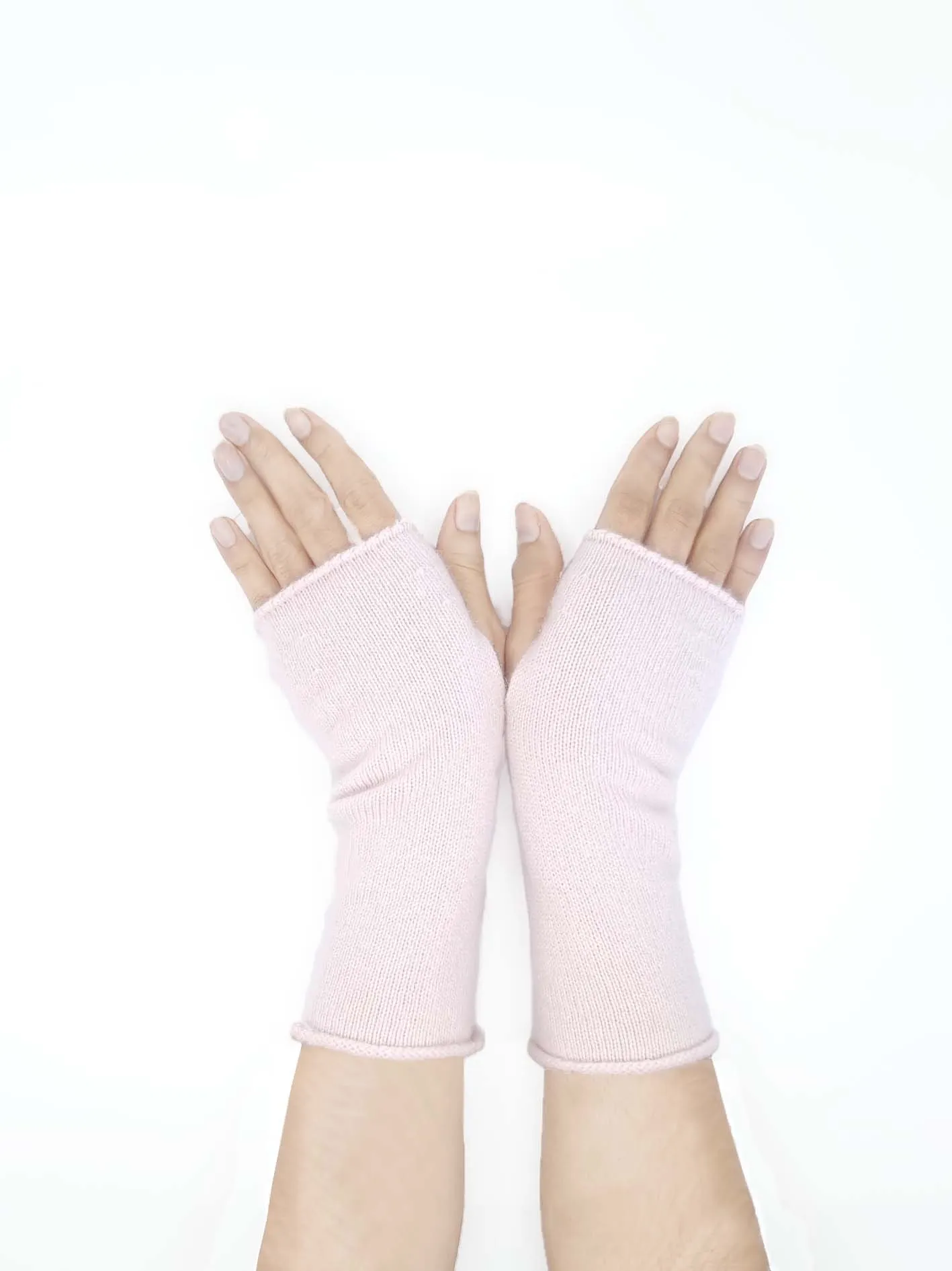 Cashmere Jersey Mittens