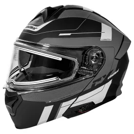 Castle X CX935 Raid Modular Electric Snow Helmet (Matte Charcoal/Silver - X-Large)