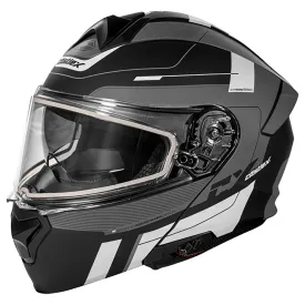 Castle X CX935 Raid Modular Snow Helmet (Matte Charcoal/Silver - 2X-Large)