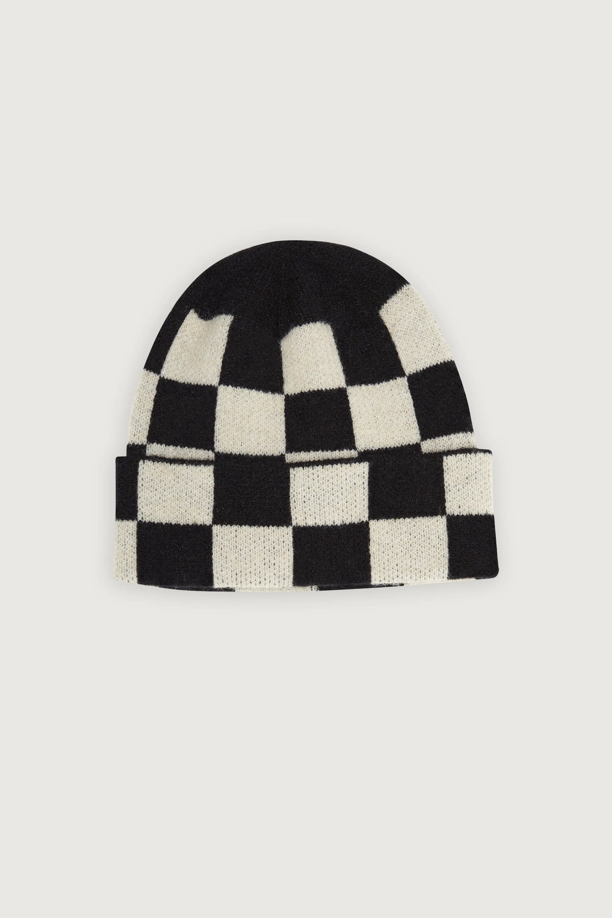 CHECKERED BEANIE