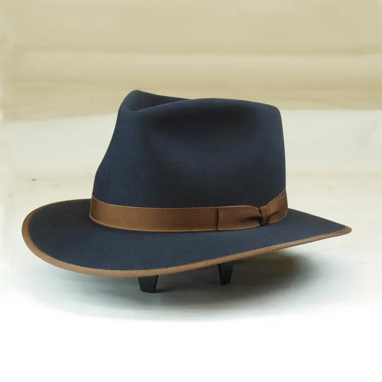 Chic Bow Decorated Wool Fedora Hat