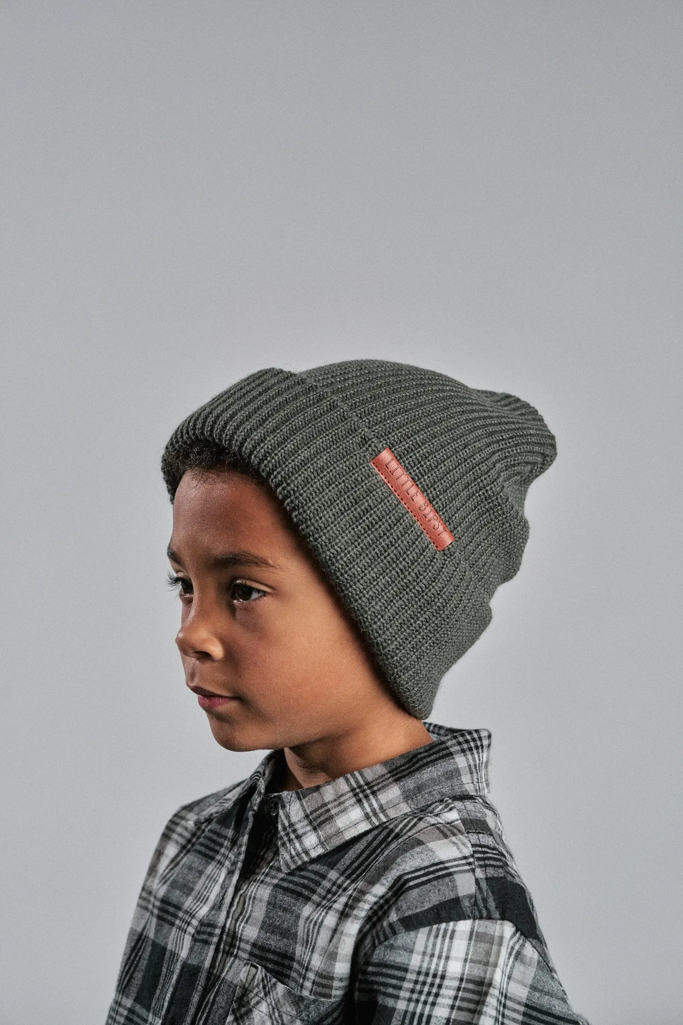 Chunky Knit Beanie - Army Green