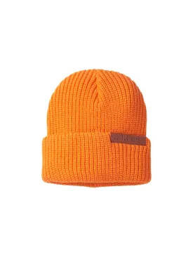 Chunky Knit Beanie - Orange