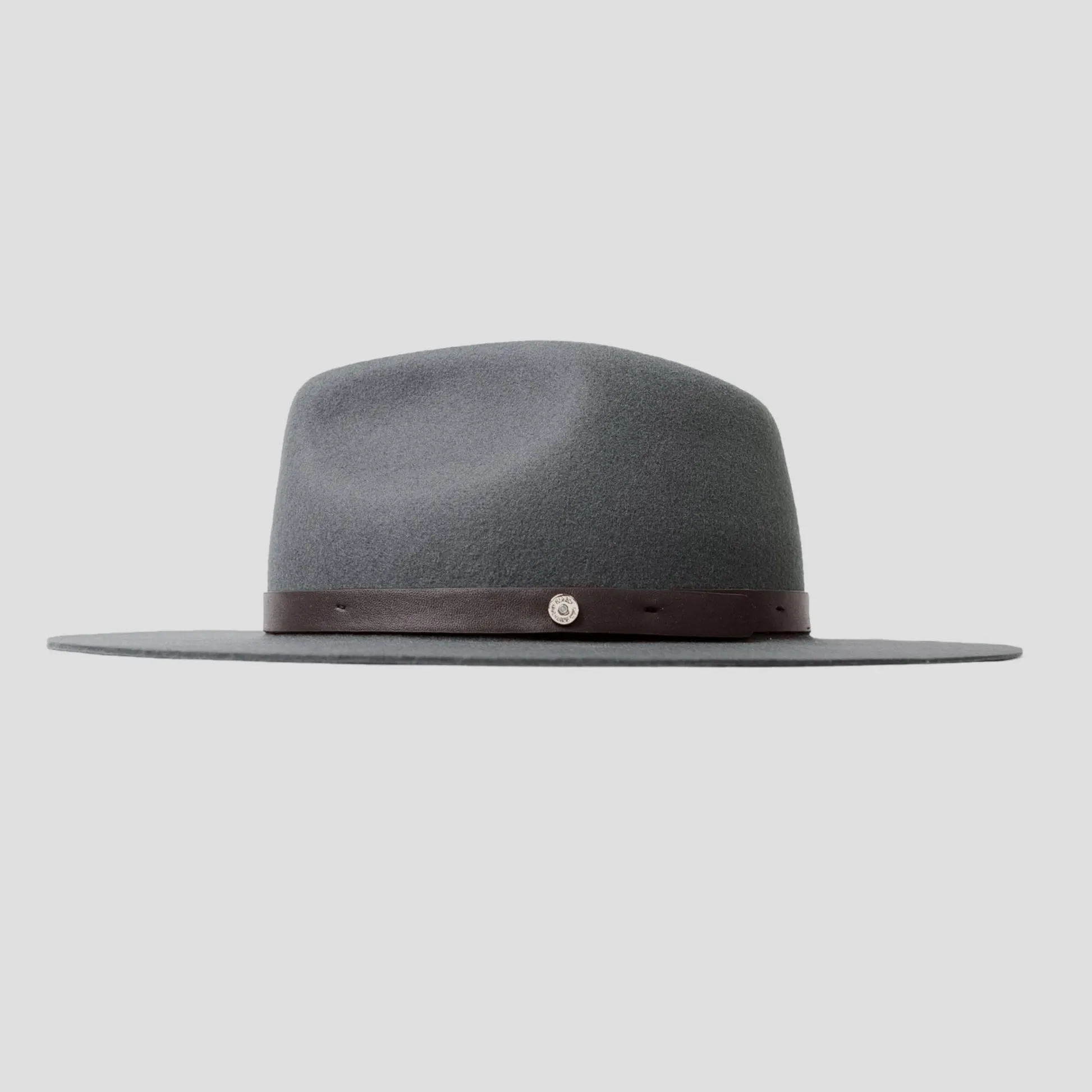 Dapper Men's Felt Fedora Hat–Black