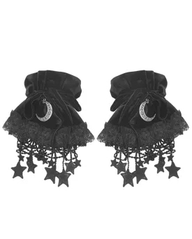 Dark In Love Lolita Moon & Stars Cuff Gloves