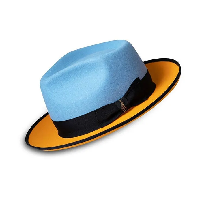 Elegant Felt Two Tone Fedora