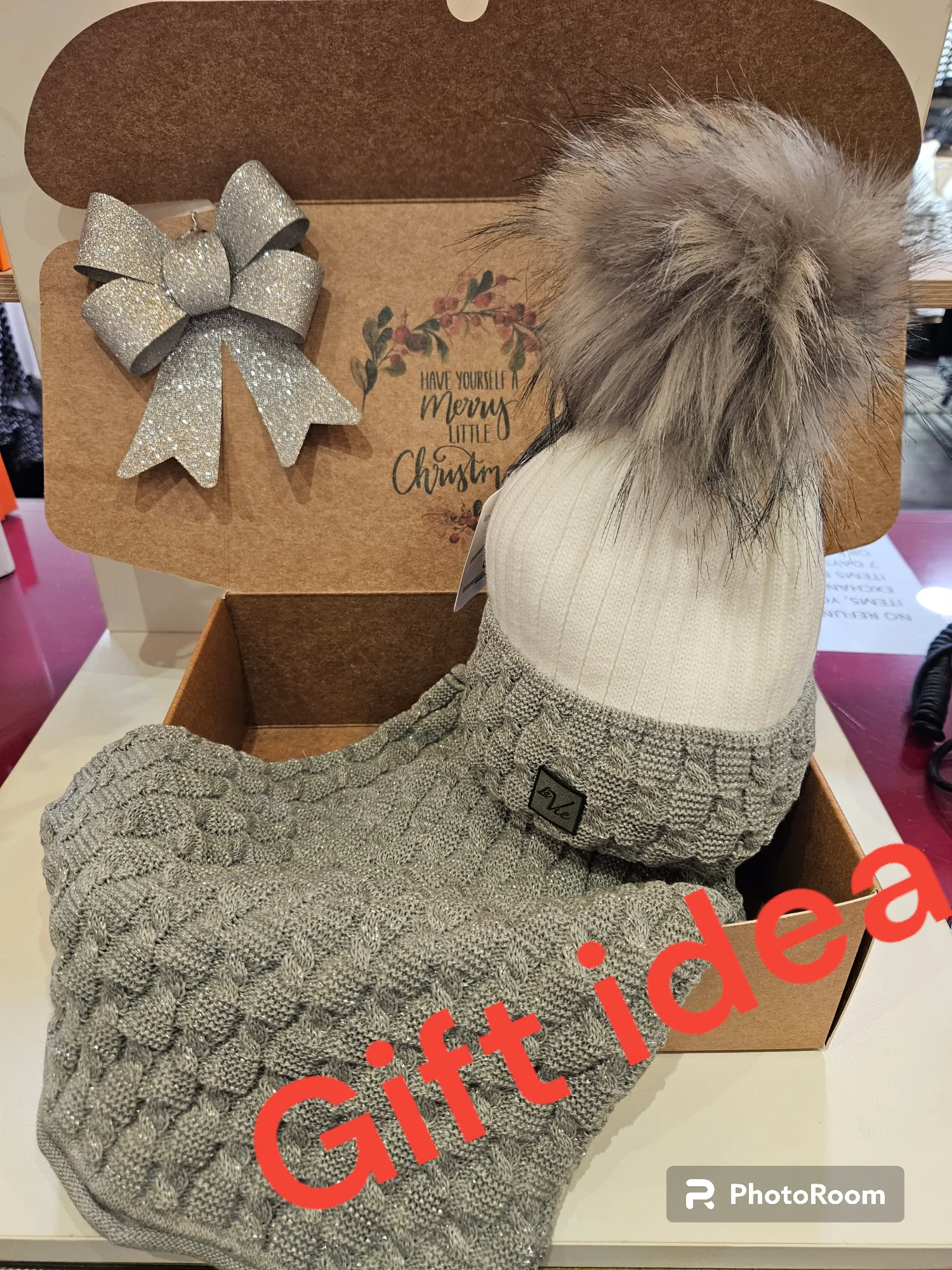 Elsa Gift Box 🎁Luxury Polar fleece lined hat and snood set  All Colours