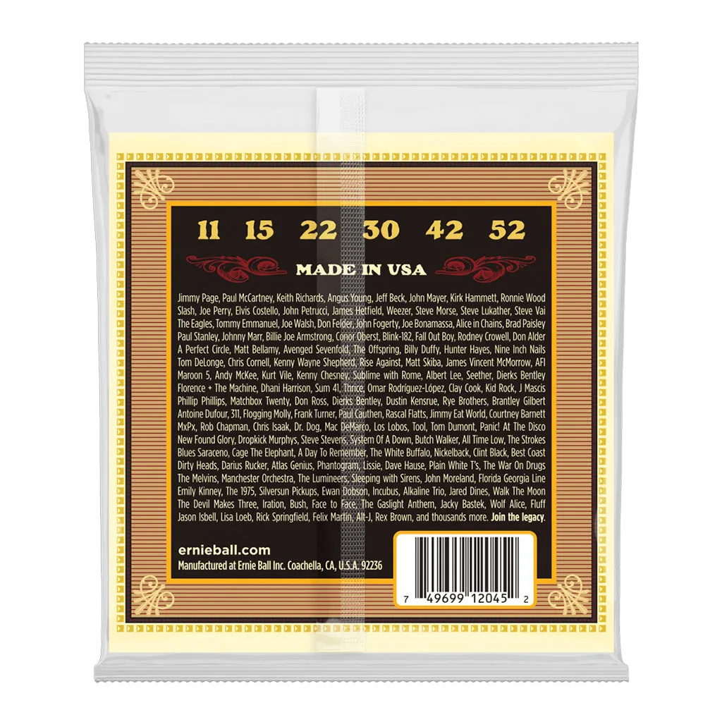 Ernie Ball Earthwood Silk & Steel Soft 80/20 Bronze Acoustic Guitar Strings - 11-52 Gauge