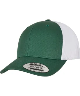 Evergreen/White - Retro trucker 2-tone (6606T)