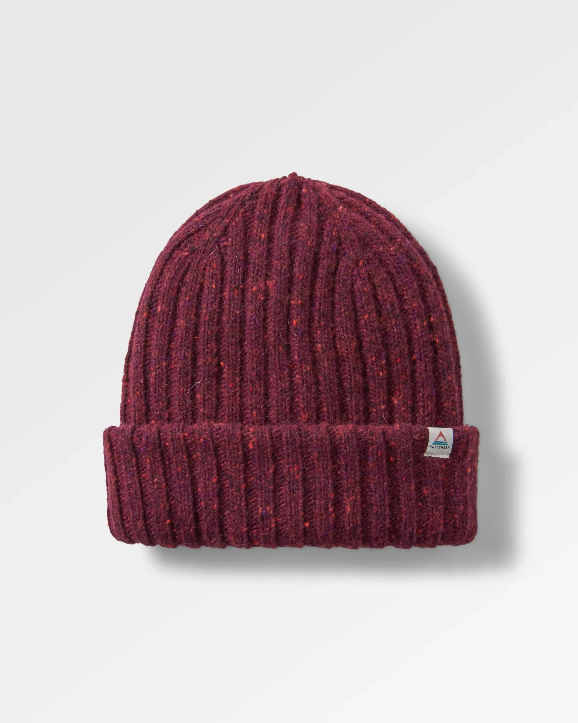 Fisherman Recycled Beanie - Wine