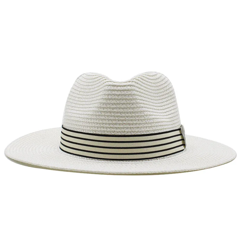 Flat Brim Straw Hat