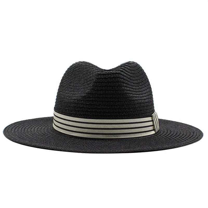 Flat Brim Straw Hat