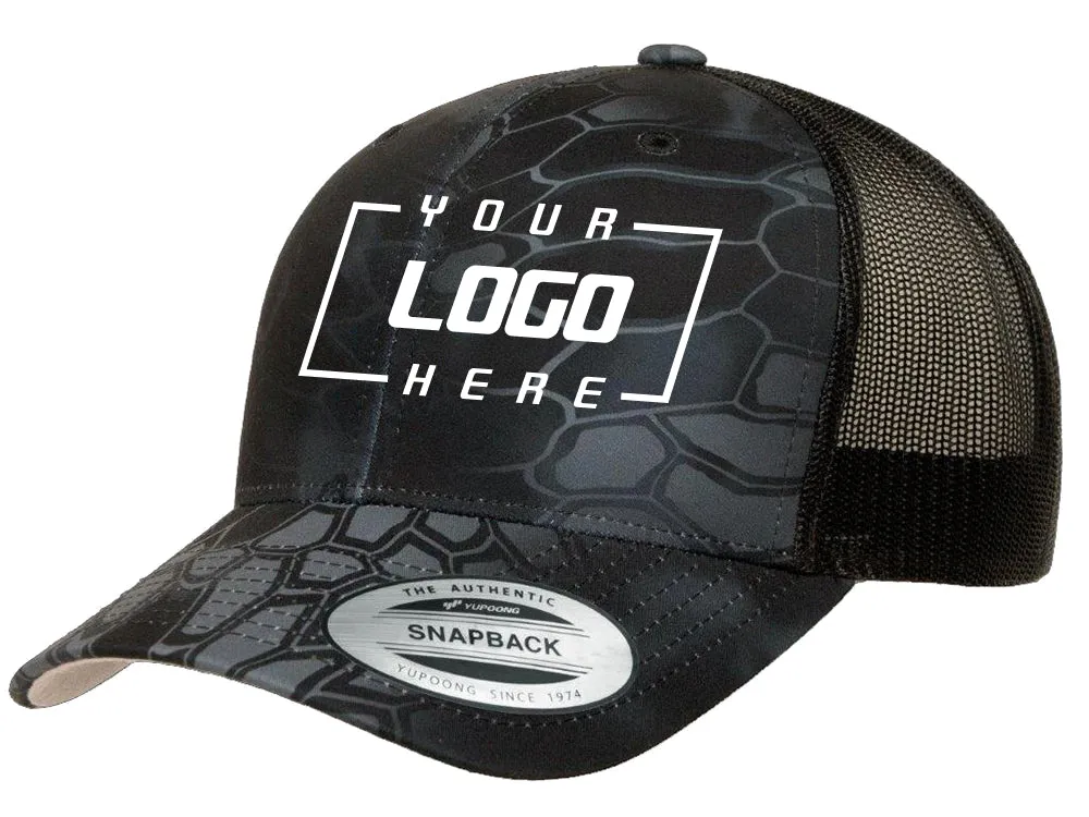 Flexfit Kryptek Trucker Hat - Black