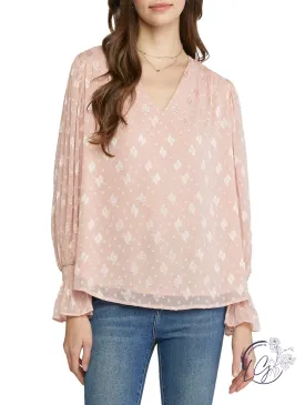 Flying Above Chiffon Blouse