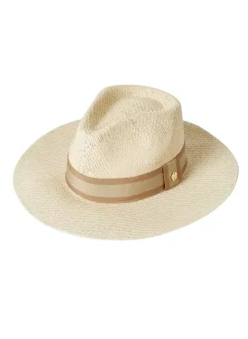 Gigi Fedora Hat Cream/Tan