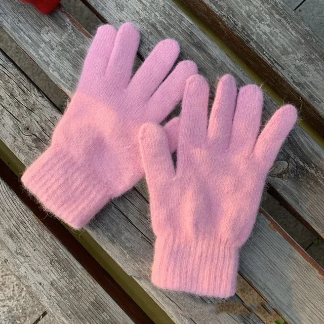 Gloves women's winter  cute plush warm riding gloves women gloves  womens gloves  women winter gloves  winter gloves women