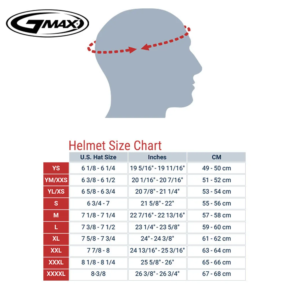 GMax 72-4922 GM-32 Open-Face Helmet Titanium