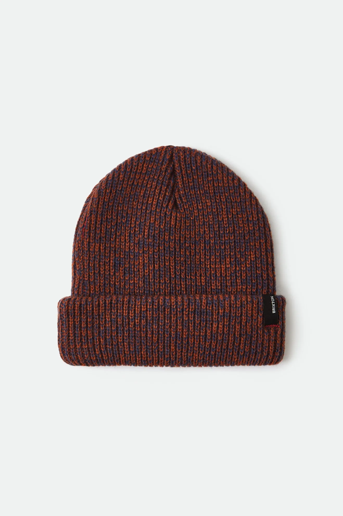 Heist Chunky Beanie - Washed Navy/Caramel Marled