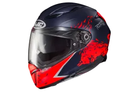 HJC F70 Spielberg Redbull Ring Fiberglass MC21SF Red Blue Full Face Helmet