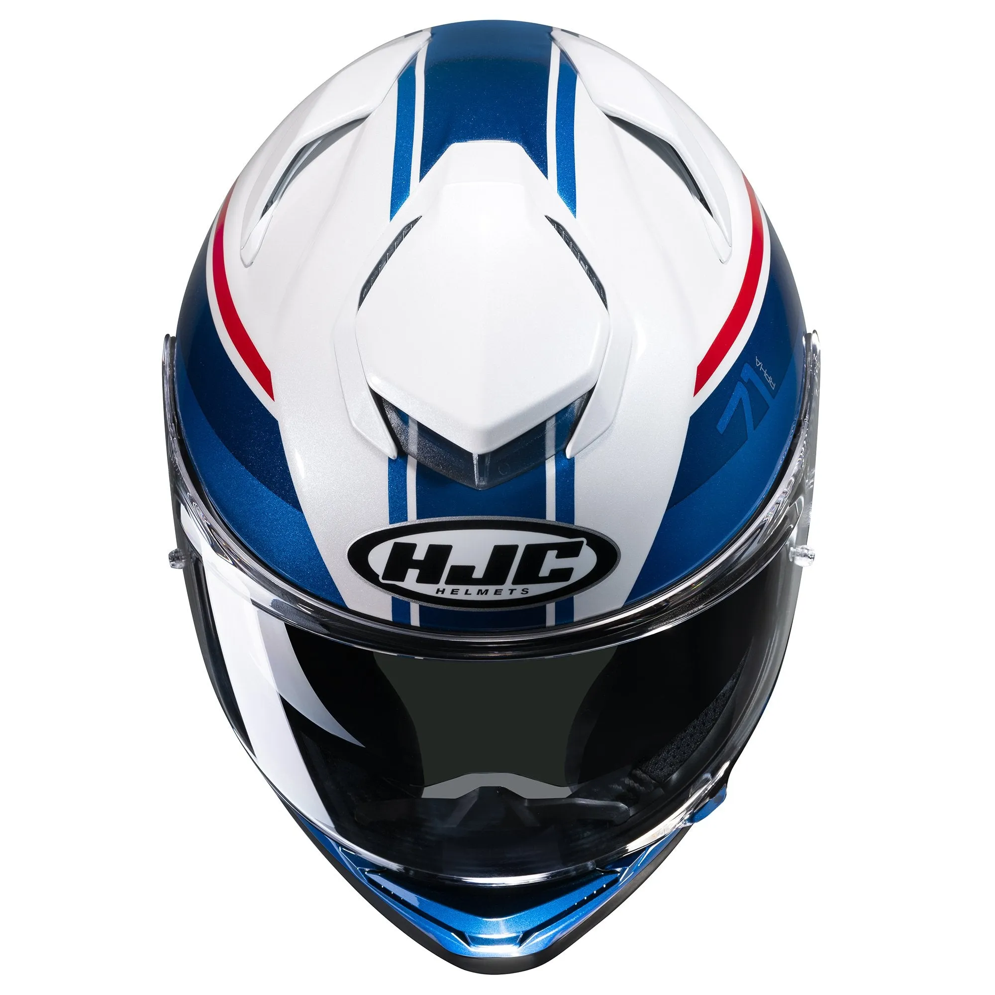 HJC RPHA 71 Full Face Helmet - Mapos MC21 White, Red, Blue