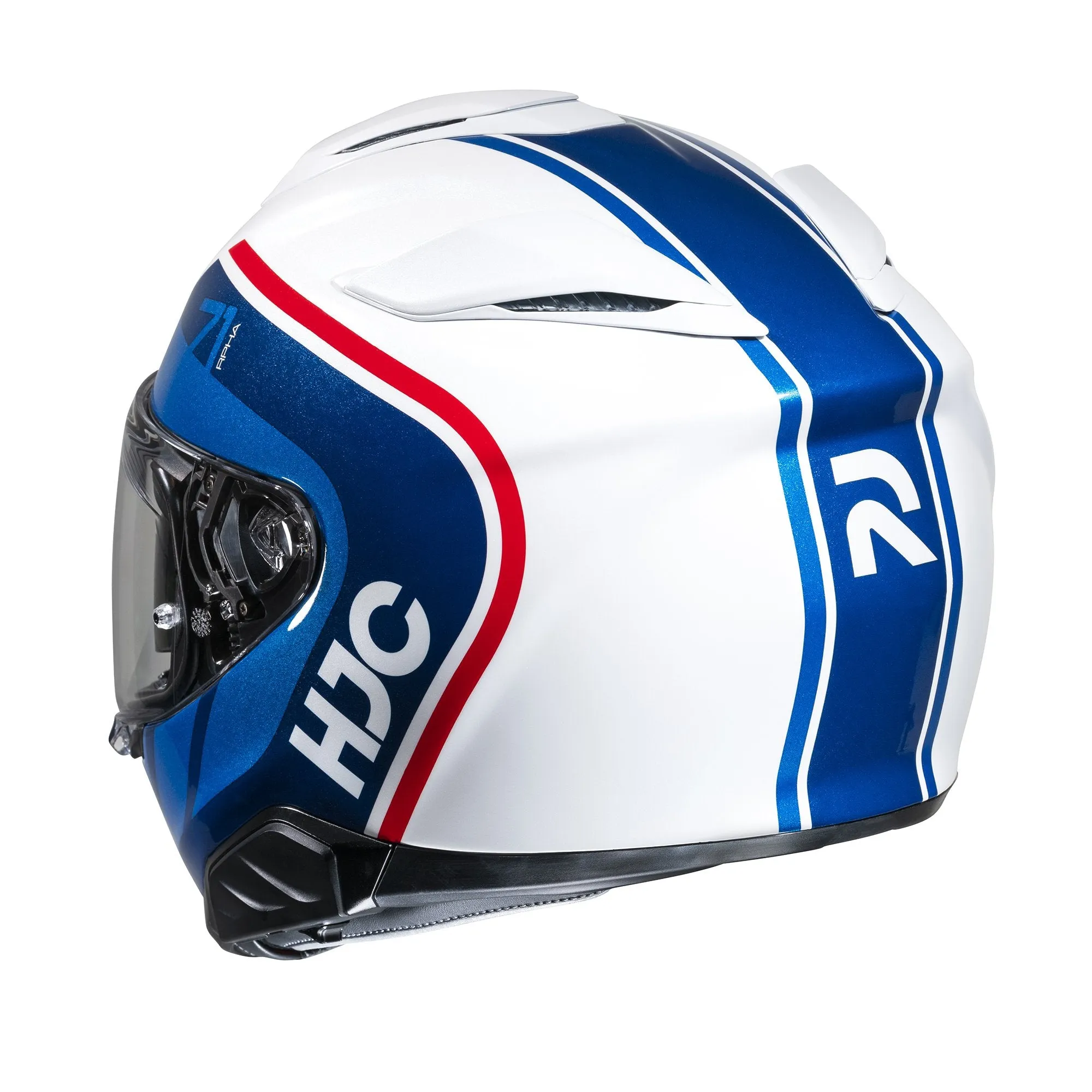 HJC RPHA 71 Full Face Helmet - Mapos MC21 White, Red, Blue