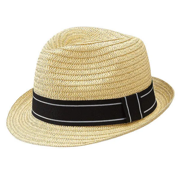 Jeanne Simmons - Open Weave Fedora Hat