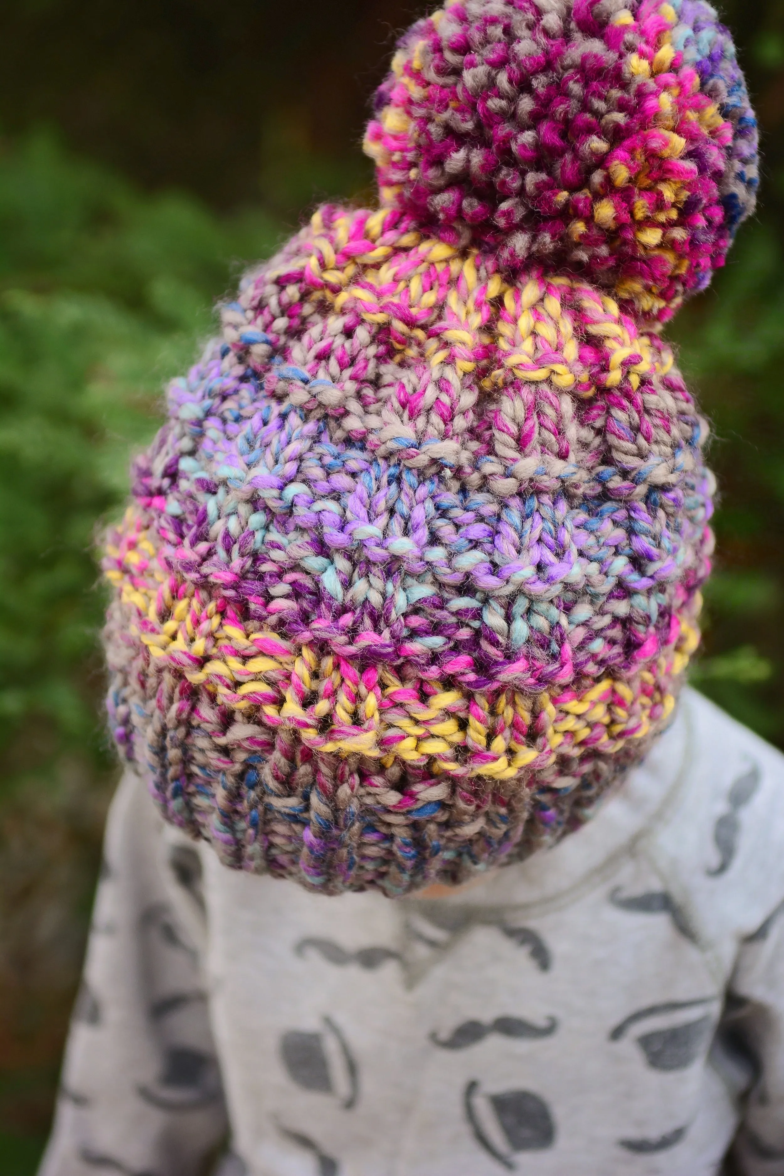 Knit Kit - Ribbed Slouch Beanie