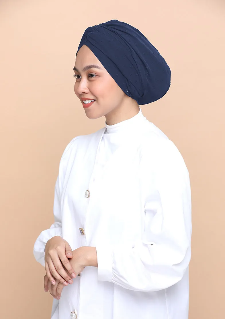 Lilmasa- Cap Shawl- Crinkled Butti Chiffon