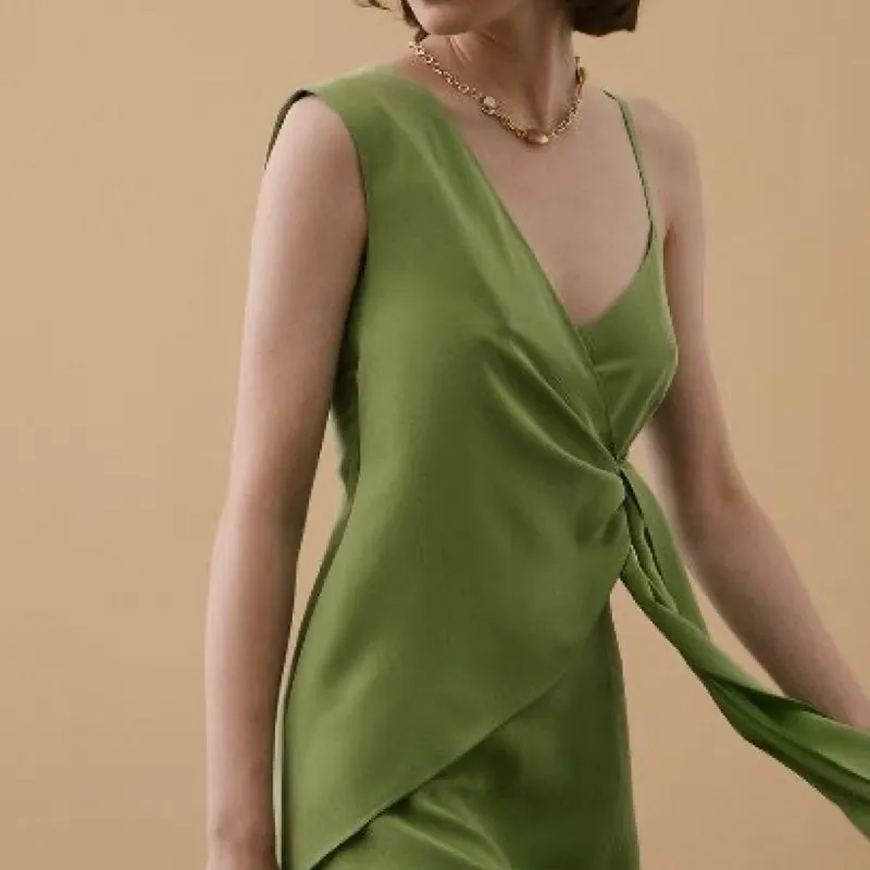 Lime Wrap Dress