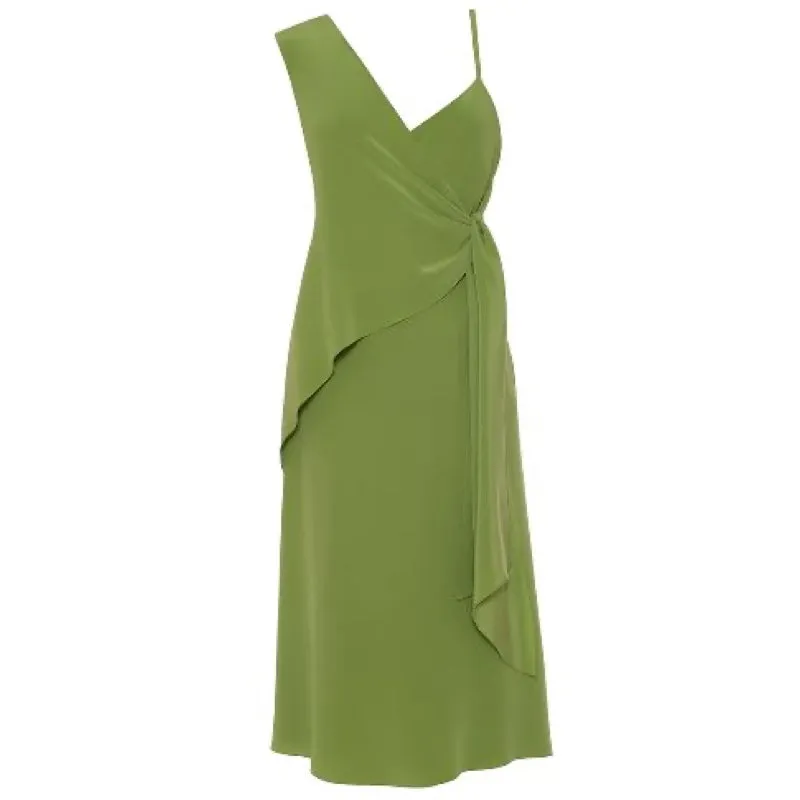 Lime Wrap Dress