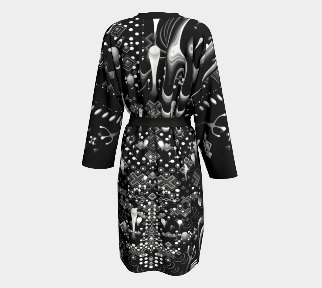 Mystic Move Monochrome Dark Peignoir kimono | TAS Visuals