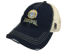 Olympia Brewing Company Retro Brand Vintage Mesh Beer Adjustable Snap Hat Cap