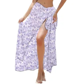 Purple Wall Long Beach Sarong Wrap