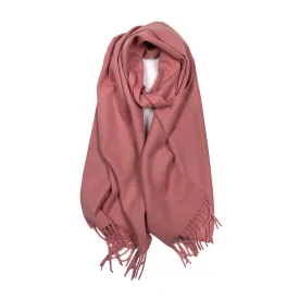 "Jura" lambswool/angora scarf in Dusty Pink color