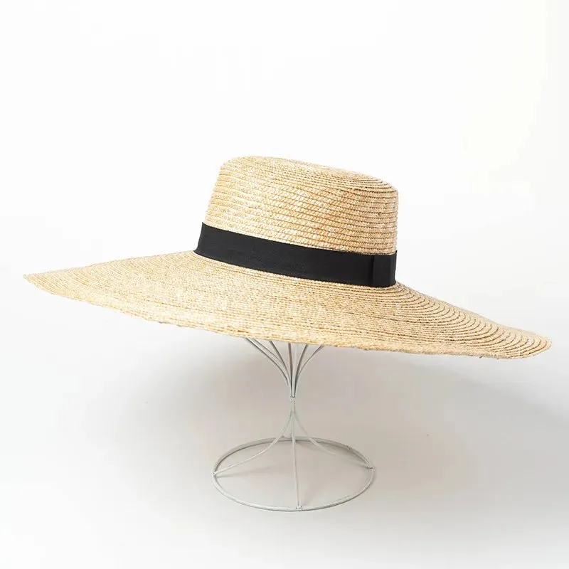 Straw Beach Hat With Big Brim