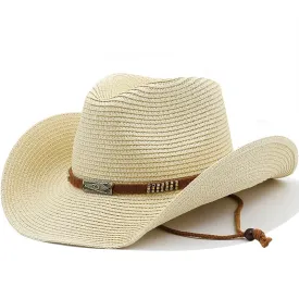 Summer Straw Cowboy Hat