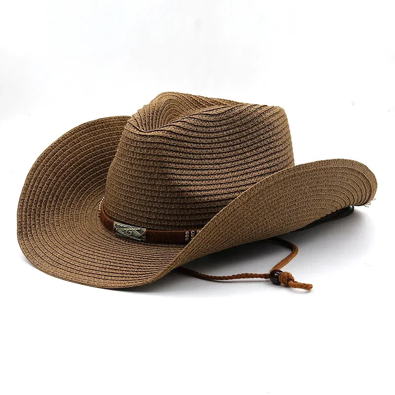 Summer Straw Cowboy Hat