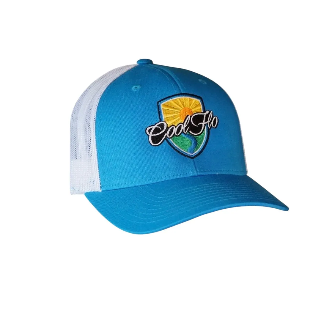 Sunrise Turquoise Two-Tone Trucker Cap