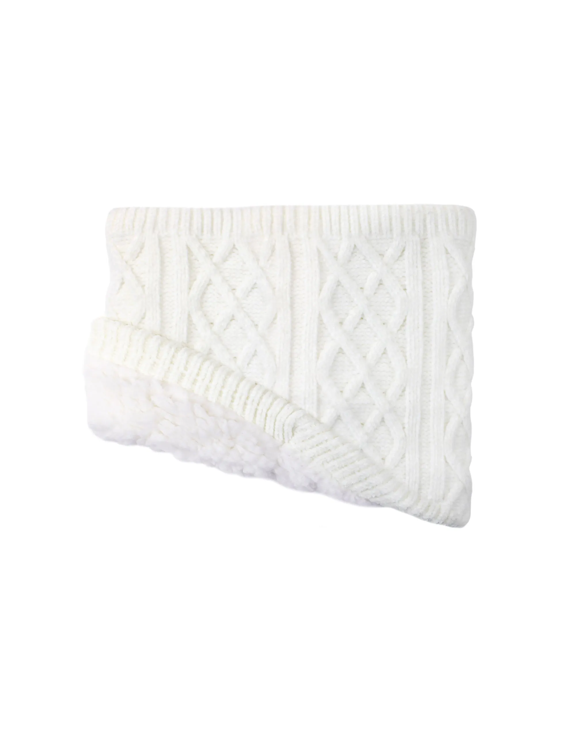 The Ivy Cream Chenille Snood