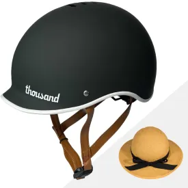 Thousand Helmet   Classic Straw Hat Helmet Cover