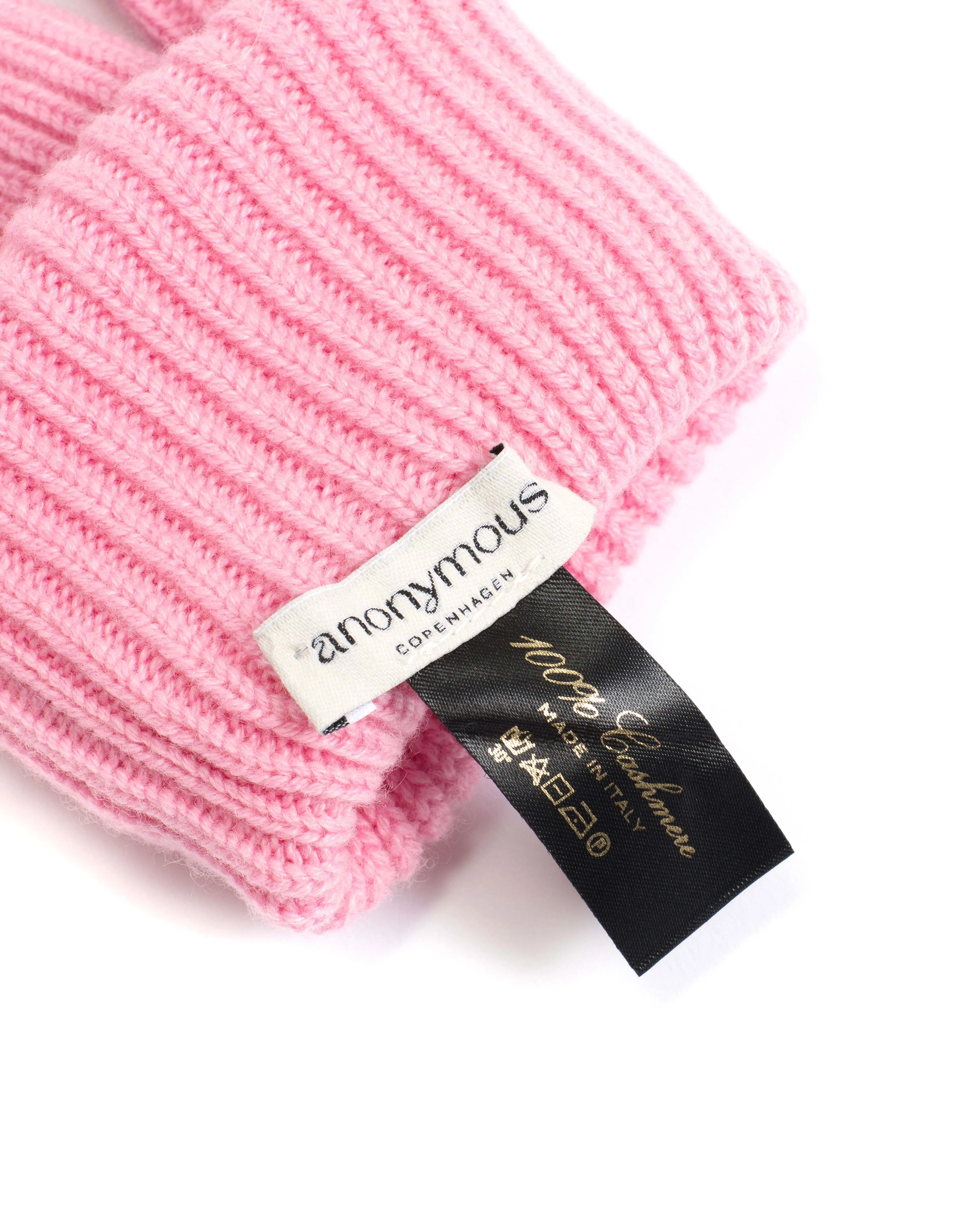 Vinni mitten 100% cashmere Blush pink