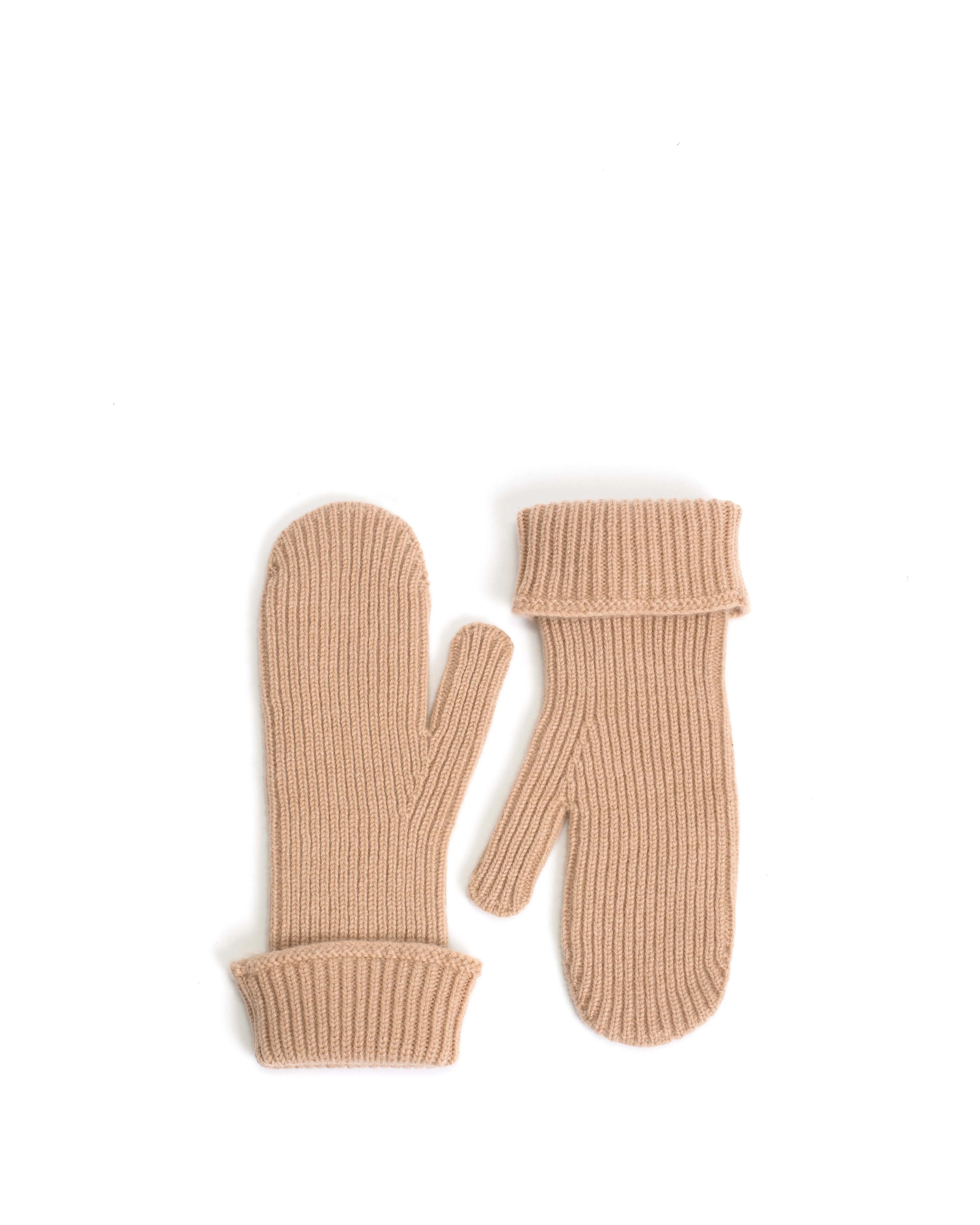 Vinni mitten 100% cashmere Caramel