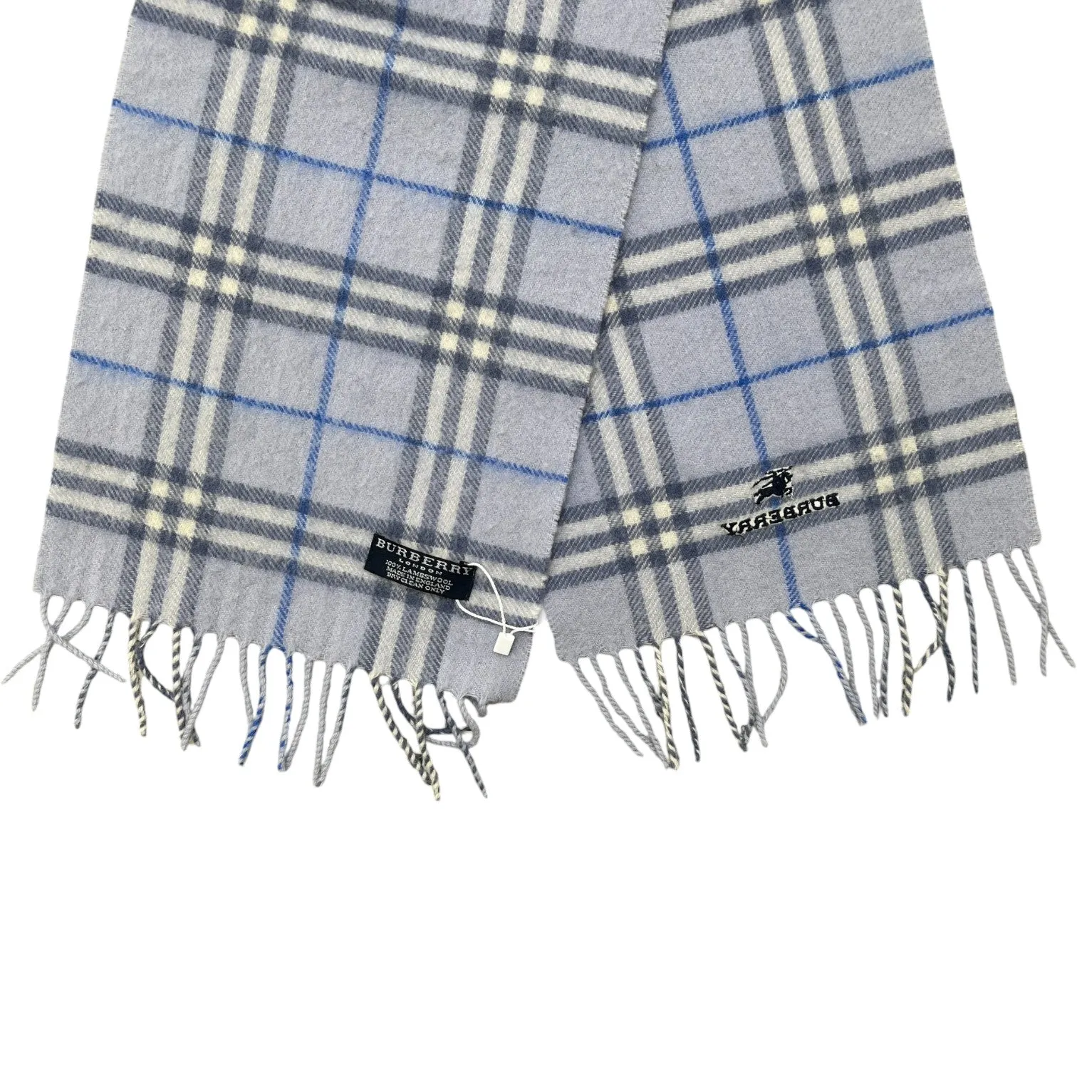 Women's Checkered Scarf Blue