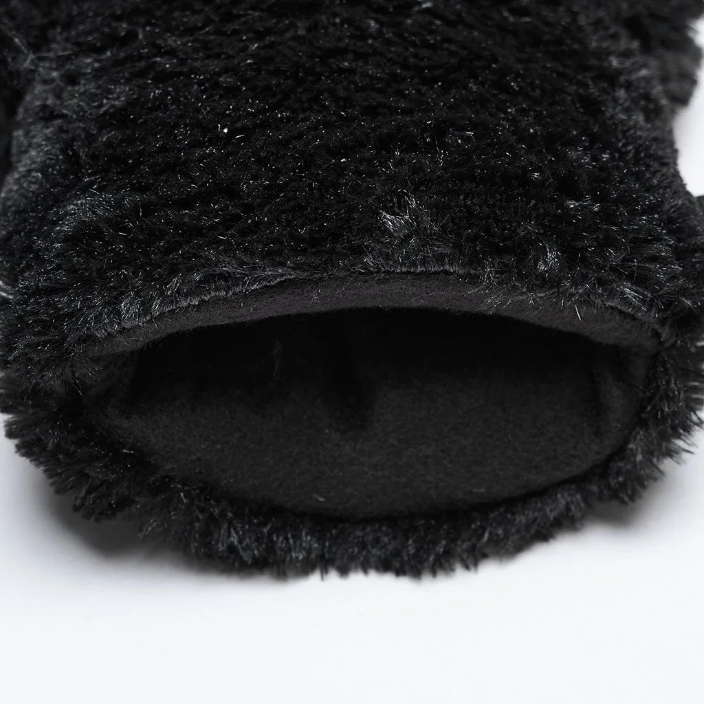 Women's Punk Bear's-paws Fluffy Gloves